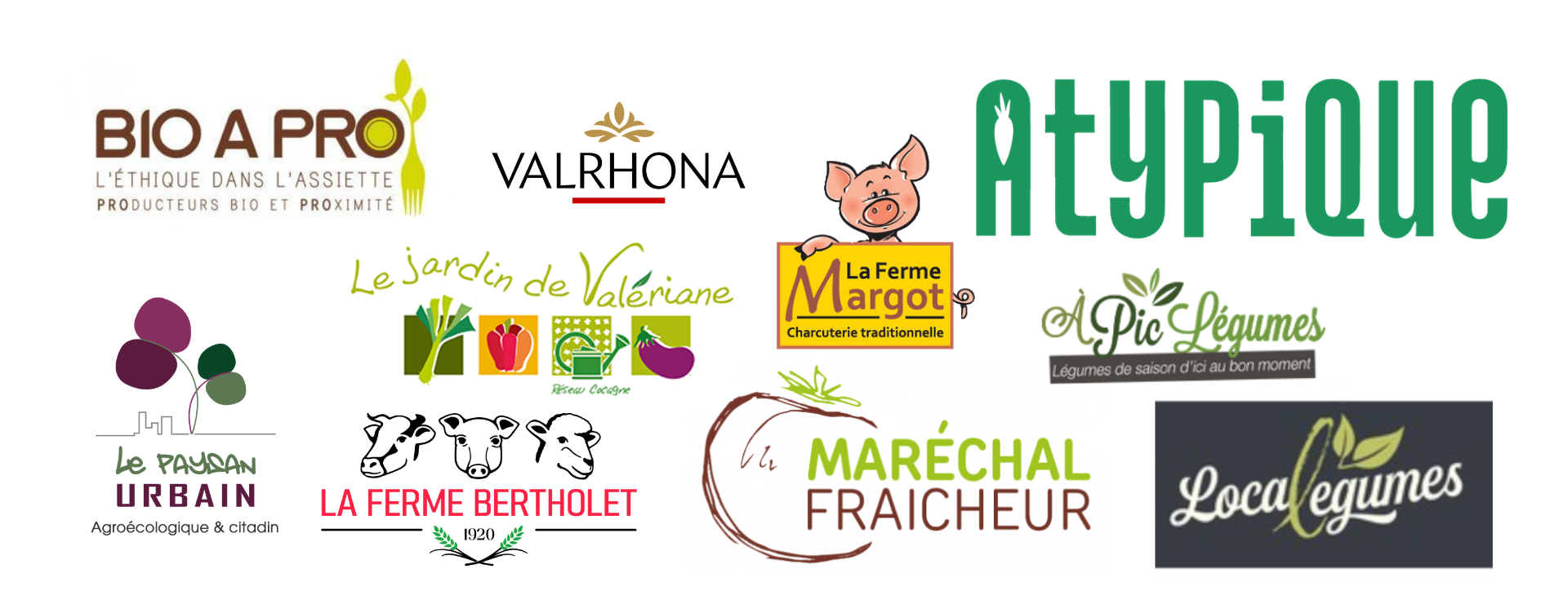 logo producteurs partenaires la fabuleuse cantine
